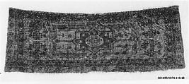 Storage Bag Fragment, Wool (warp, weft and pile), cotton (pile); asymmetrically knotted pile