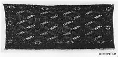 Storage Bag Fragment, Wool (warp, weft, and pile); asymmetrically knotted pile