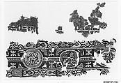 Tiraz with Medallions, Wool; tapestry weave