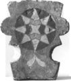 Tile, Earthenware; glazed