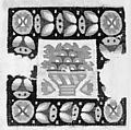Square with Quail, Wool, linen; plain weave, tapestry weave