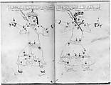Kitab suwar al-kawakib al-thabita (Book of the Images of the Fixed Stars) of al-Sufi, `Abd al-Rahman al-Sufi (Iranian, Rey 903–986 Shiraz), Ink and gold on paper; leather binding