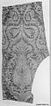 Textile Fragment, Silk, metal wrapped thread; lampas (kemha)
