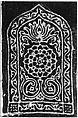 Textile Fragment, Cotton; plain weave, stamp resist dyed