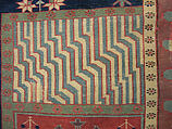 Garden Carpet, Cotton (warp and weft), wool (pile); symmetrically knotted pile