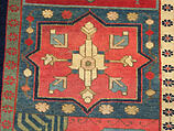 Garden Carpet, Cotton (warp and weft), wool (pile); symmetrically knotted pile
