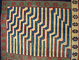 Garden Carpet, Cotton (warp and weft), wool (pile); symmetrically knotted pile