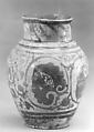Vase, Earthenware; glazed and luster-painted