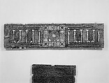 Panel, Wood (fig); mosaic with bone and four different types of wood