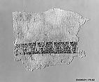 Textile Fragment, Linen and silk