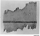 Textile Fragment, Linen, silk; plain weave, tapestry weave