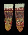 Socks, wool, metal