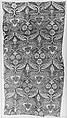 Rectangular Silk Fragment, Silk, metal wrapped thread; lampas (kemha)