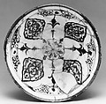 Bowl, Stonepaste; painted under transparent glaze