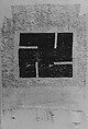 Textile Fragment, Wool, linen; plain weave, weft loop weave