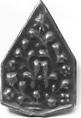 Hexagonal Tile, Stonepaste; glazed