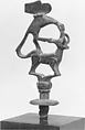 Ornament, Bronze; cast, engraved, and punched
