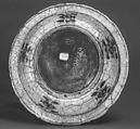 Dish with Phoenixes, Earthenware; painted under transparent glaze