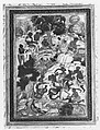 Servants Cutting up an Elephant in the Presence of their Ruler, Opaque watercolor and gold on paper