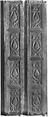 Pair of Doors, Wood (teak); carved