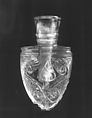 Flask, Rock crystal; carved