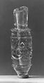 Crystal Flask, Rock crystal; carved and drilled