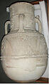 Large Storage Jar for Cool Water With Flower Motifs, Earthenware; applied and incised decoration, unglazed