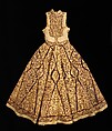 Coat, silk, metal