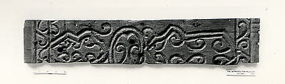 Panel, Wood; carved