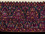 Ensemble, cotton, silk, metal