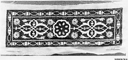 Panel, Silk; embroidered