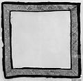 Brocade Fragment, Silk, gold wrapped thread; brocaded