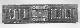 Panel, Wood (fig); mosaic with bone and four different types of wood