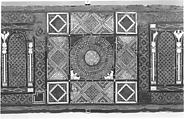 Panel, Wood (fig); mosaic with bone and four different types of wood