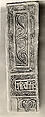 Dado Panel, Stucco; carved, with some cast plaster elements