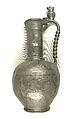 Ewer with Inscriptions and Hunting Scenes, Bronze; cast, engraved