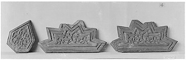 Panel, Wood; carved and inlaid