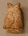 Chess Piece, Bishop, Ivory; carved, painted