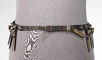 Belt, Leather, metal
