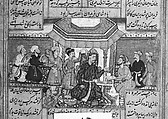 Shahnama (Book of Kings) of Firdausi, Abu&#39;l Qasim Firdausi (Iranian, Paj ca. 940/41–1020 Tus), Ink, opaque watercolor, silver, and gold on paper