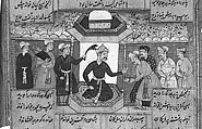 Shahnama (Book of Kings) of Firdausi, Abu&#39;l Qasim Firdausi (Iranian, Paj ca. 940/41–1020 Tus), Ink, opaque watercolor, silver, and gold on paper