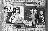 Shahnama (Book of Kings) of Firdausi, Abu&#39;l Qasim Firdausi (Iranian, Paj ca. 940/41–1020 Tus), Ink, opaque watercolor, silver, and gold on paper