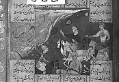 Shahnama (Book of Kings) of Firdausi, Abu&#39;l Qasim Firdausi (Iranian, Paj ca. 940/41–1020 Tus), Ink, opaque watercolor, silver, and gold on paper