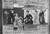 Shahnama (Book of Kings) of Firdausi, Abu&#39;l Qasim Firdausi (Iranian, Paj ca. 940/41–1020 Tus), Ink, opaque watercolor, silver, and gold on paper