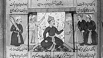 Shahnama (Book of Kings) of Firdausi, Abu&#39;l Qasim Firdausi (Iranian, Paj ca. 940/41–1020 Tus), Ink, opaque watercolor, silver, and gold on paper