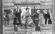 Shahnama (Book of Kings) of Firdausi, Abu'l Qasim Firdausi (Iranian, Paj ca. 940/41–1020 Tus), Ink, opaque watercolor, silver, and gold on paper