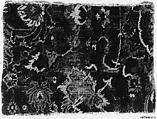 Fragment of a Floral Carpet, Silk (warp), wool (weft and pile); asymmetrically knotted pile