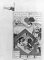 Shahnama (Book of Kings) of Firdausi, Abu&#39;l Qasim Firdausi (Iranian, Paj ca. 940/41–1020 Tus), Leather; tooled and gilded; ink on paper