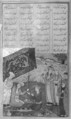 Shahnama (Book of Kings) of Firdausi, Abu&#39;l Qasim Firdausi (Iranian, Paj ca. 940/41–1020 Tus), Ink, opaque watercolor, silver, and gold on paper; lacquer binding