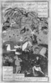 Shahnama (Book of Kings) of Firdausi, Abu&#39;l Qasim Firdausi (Iranian, Paj ca. 940/41–1020 Tus), Ink, opaque watercolor, silver, and gold on paper; lacquer binding